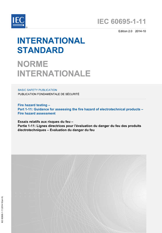 Cover IEC 60695-1-11:2014